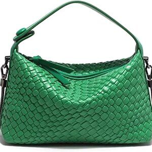 Hobo Bag for Women Vegan Leather Small Tote Crossbody Shoulder Purse Top Handle
